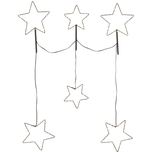 Juldekoration Utomhus Stjärnor 80x85 cm