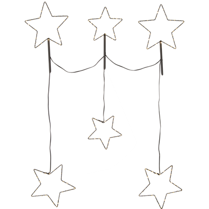 Juldekoration Utomhus Stjärnor 80x85 cm
