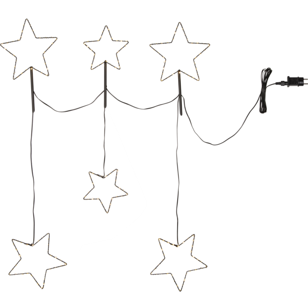 Juldekoration Utomhus Stjärnor 80x85 cm