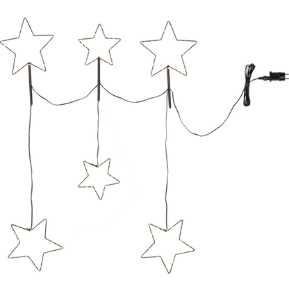 Juldekoration Utomhus Stjärnor 80x85 cm