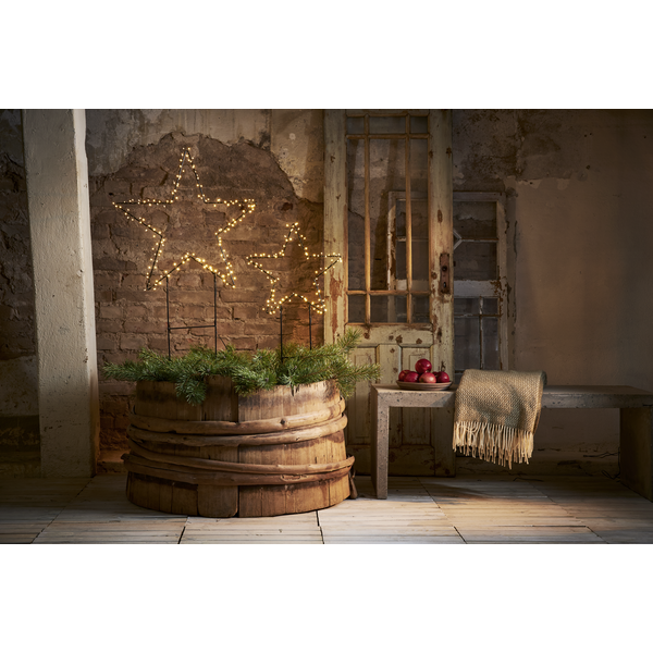 Juldekoration Utomhus Siluett Stjärna 40x80 cm