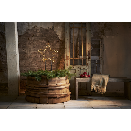 Juldekoration Utomhus Siluett Stjärna 40x80 cm