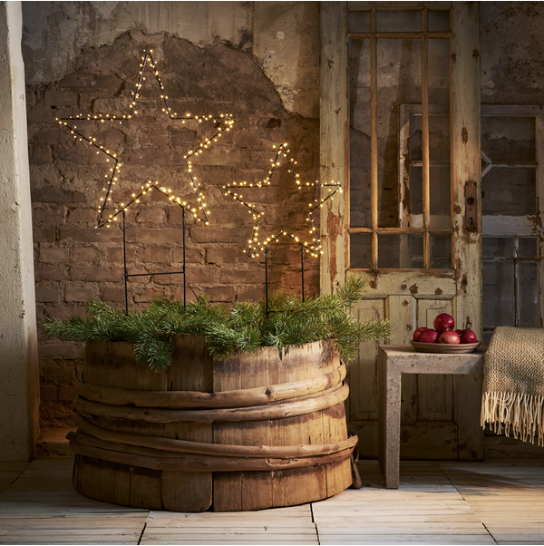 Juldekoration Utomhus Siluett Stjärna 40x80 cm