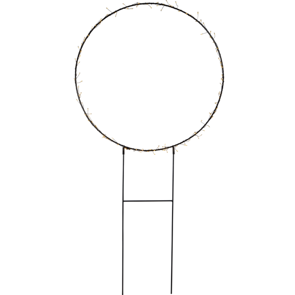 Juldekoration Utomhus Siluett Cirkel 60x120 cm