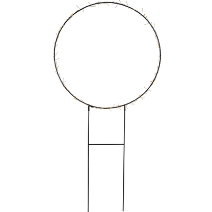 Juldekoration Utomhus Siluett Cirkel 60x120 cm