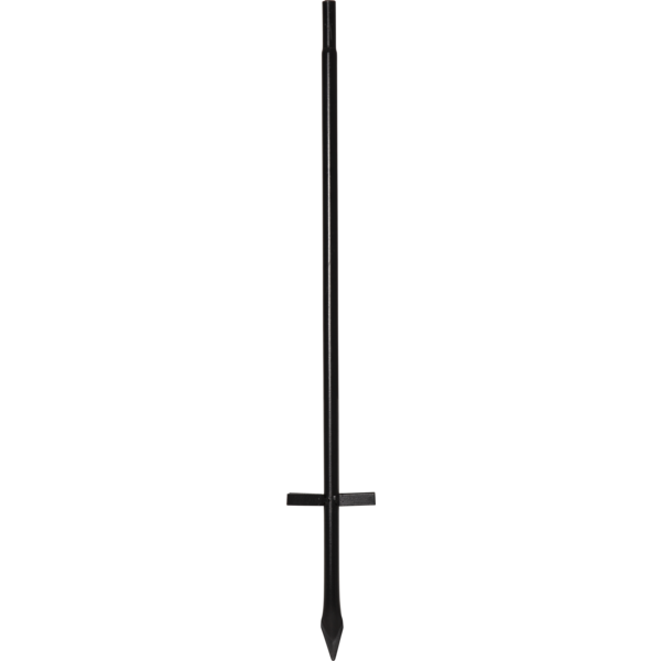 Trädgårdsbelysning set av 2 svarta runda klot 130/110 cm