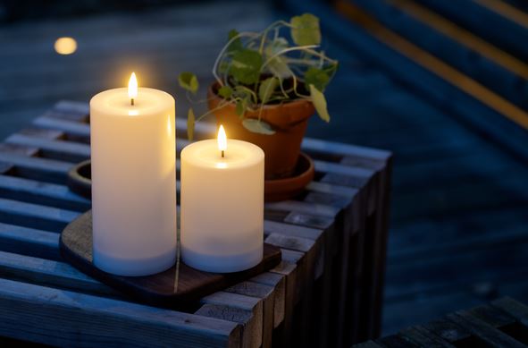 Trädgårdsbelysning DIV. Soldriven Solcellsljus Flamme Saul 17,5 cm