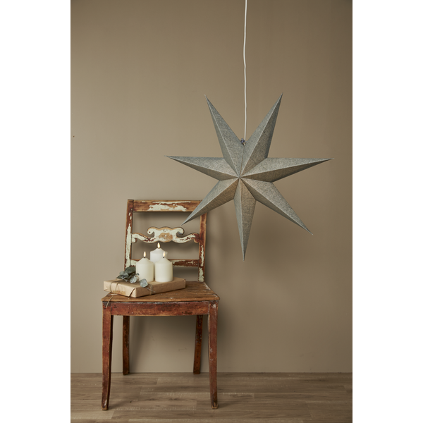 Adventsstjärna Pappersstjärna Cotton 60 cm grön