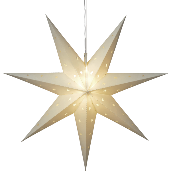 Juldekoration Utomhus Stjärna 60 cm vit