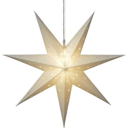 Juldekoration Utomhus Stjärna 60 cm vit