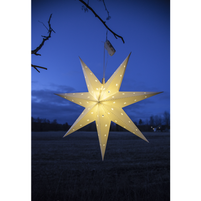 Juldekoration Utomhus Stjärna 60 cm vit