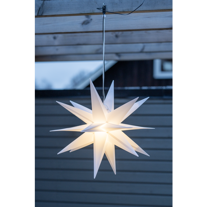 Juldekoration Utomhus Stjärna 60 cm vit