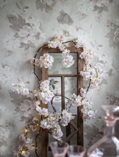Div. belysning Ljusslinga körsbärsblommor 180 cm