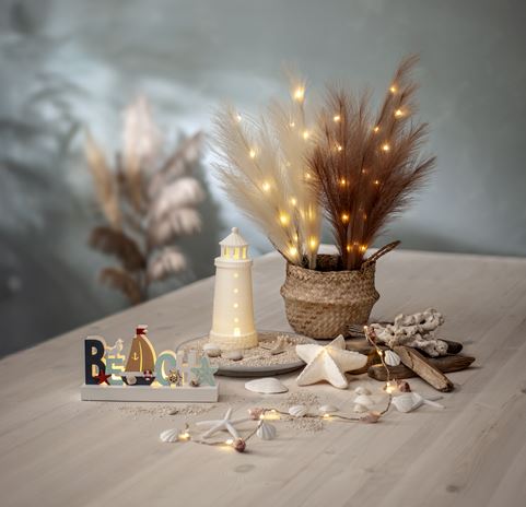 Div. belysning Dekorationsfigur Seaside 2-pack