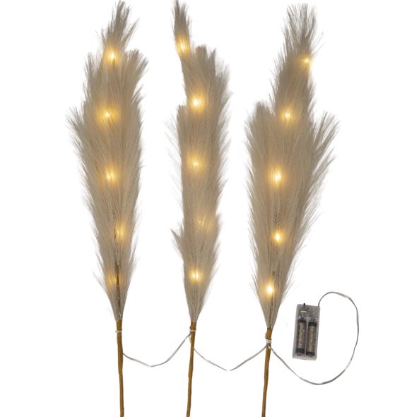 Div. belysning Dekorationskvist Plumes Off-white I lager April 2026