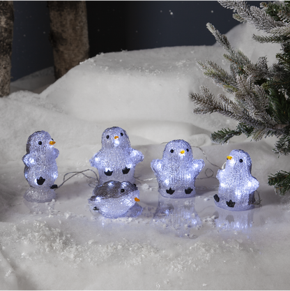 Juldekoration Utomhus Pingviner 130 cm