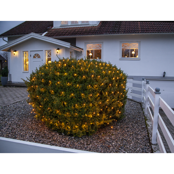 Juldekoration Utomhus Ljusnät Golden Warm White 200cm