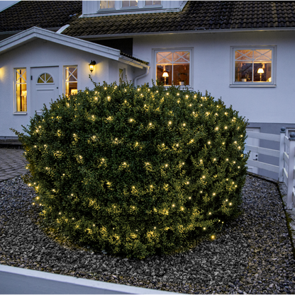 Juldekoration Utomhus Ljusnät Crispy Ice White 200x200 cm