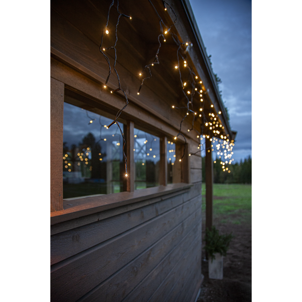 Juldekoration Utomhus Istappsslinga Shiny Warm White 2390 cm