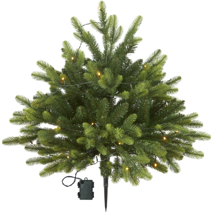 Juldekoration Utomhus Julgran med LED 80x75 cm