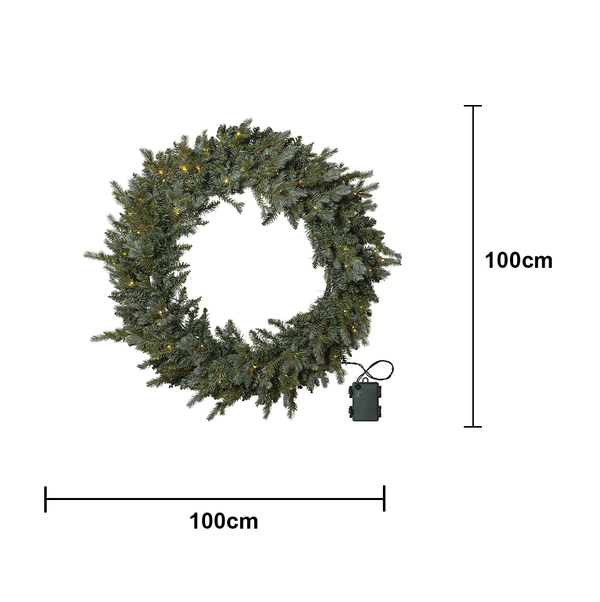 Juldekoration Utomhus Krans Greyland 100 cm