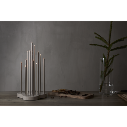 Adventsljusstake Buzz 43 cm Beige