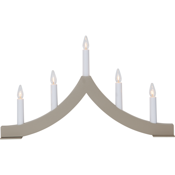 Adventsljusstake Pagod 45x6x27 cm beige