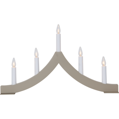 Adventsljusstake Pagod 45x6x27 cm beige