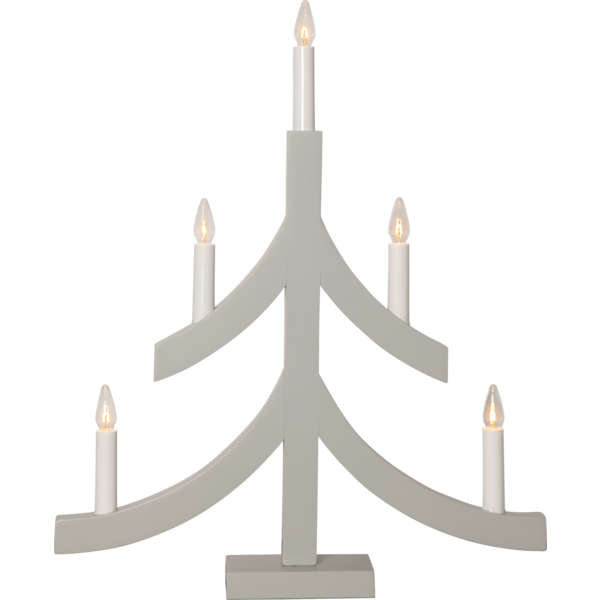 Adventsljusstake Pagod 40x8x47,50 cm grå