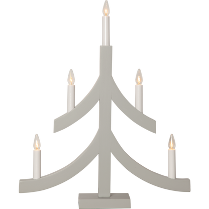 Adventsljusstake Pagod 40x8x47,50 cm grå