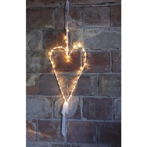 Belysning Jul Hjärta 65 cm