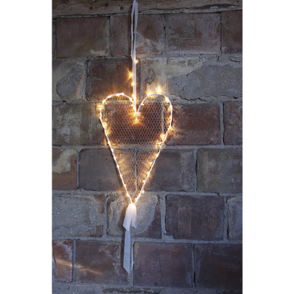 Belysning Jul Hjärta 65 cm