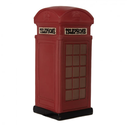 Bordslampa Telefonkiosk röd LED 23x10x10 cm