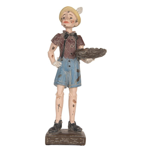 Dekoration Pinocchio med fat 31 cm