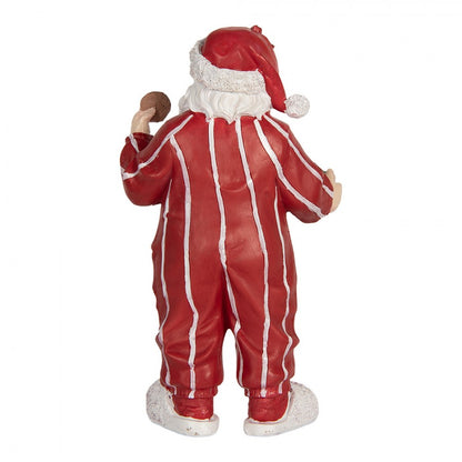 Juldekoration Inomhus Jultomte med pyjamas 31 cm