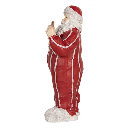 Juldekoration Inomhus Jultomte med pyjamas 31 cm