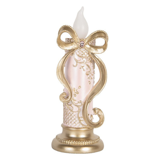 Dekoration med LED-belysning 25 cm i guld färg