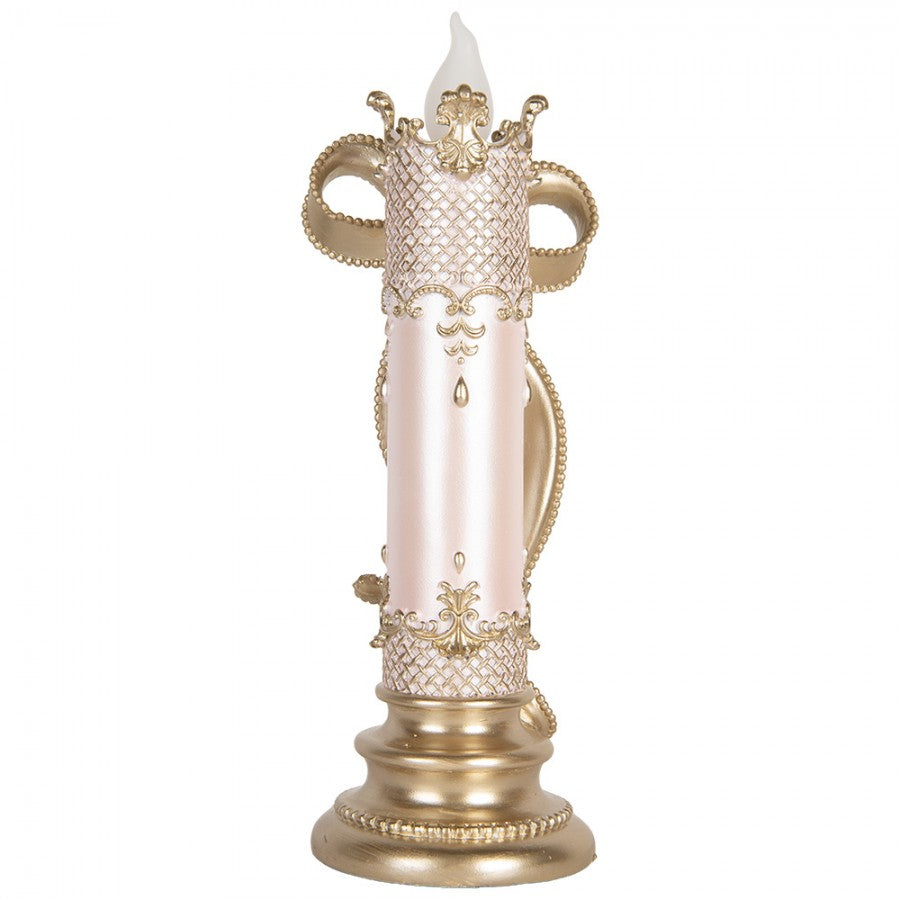 Dekoration med LED-belysning 34 cm i guld färg