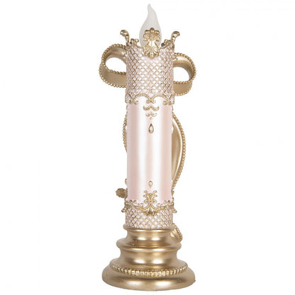 Dekoration med LED-belysning 34 cm i guld färg