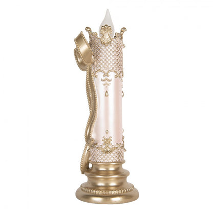 Dekoration med LED-belysning 34 cm i guld färg