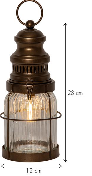 Div. belysning Lykta Aina 28 cm