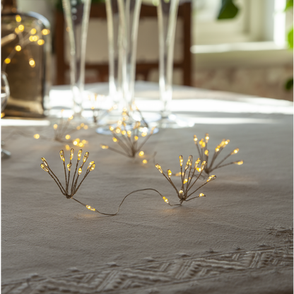 Div. belysning Ljusslinga Flower 140 cm