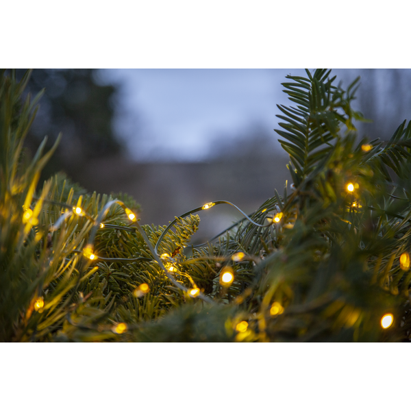 Juldekoration Utomhus Ljusslinga Grön kabel 720 cm
