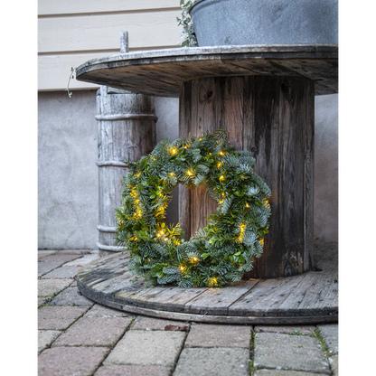 Juldekoration Utomhus Ljusslinga Grön kabel 720 cm