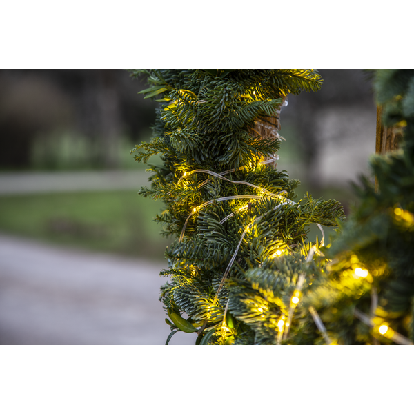 Juldekoration Utomhus Ljusslinga Transparent 720 cm