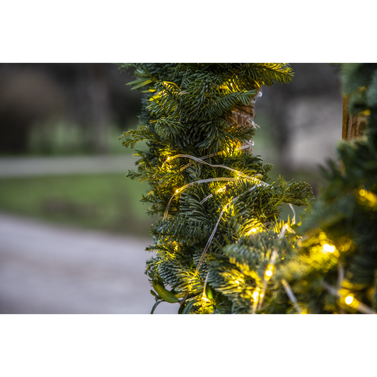 Juldekoration Utomhus Ljusslinga Transparent 720 cm