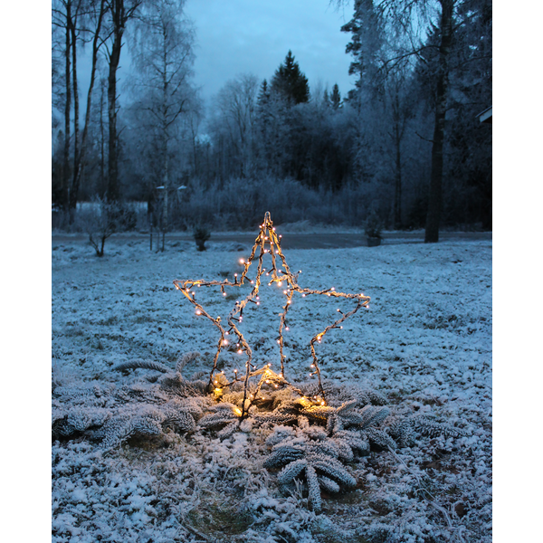 Juldekoration Utomhus Stjärna 60x55 cm