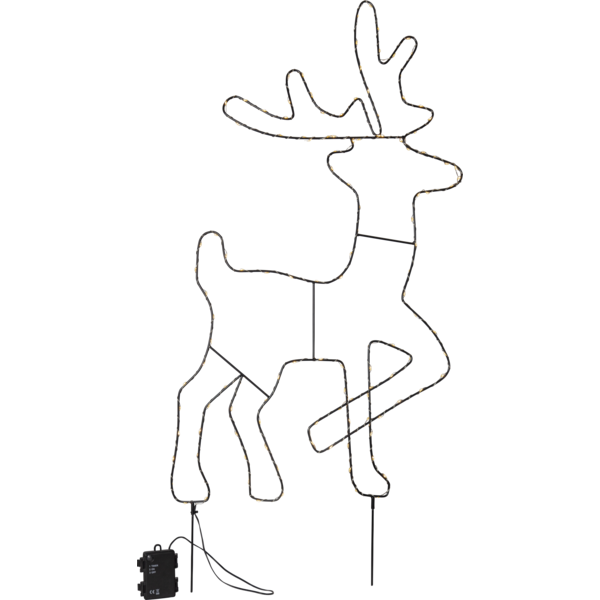 Juldekoration Utomhus Siluett Ren 50x88 cm