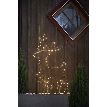 Juldekoration Utomhus Siluett Ren 50x88 cm