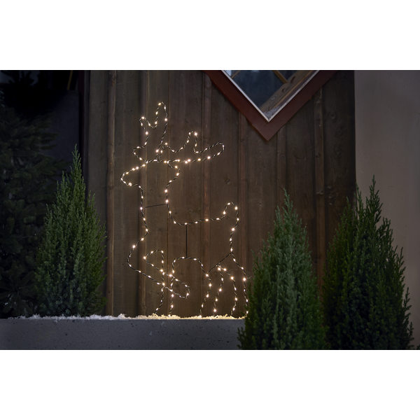 Juldekoration Utomhus Siluett Ren 50x88 cm